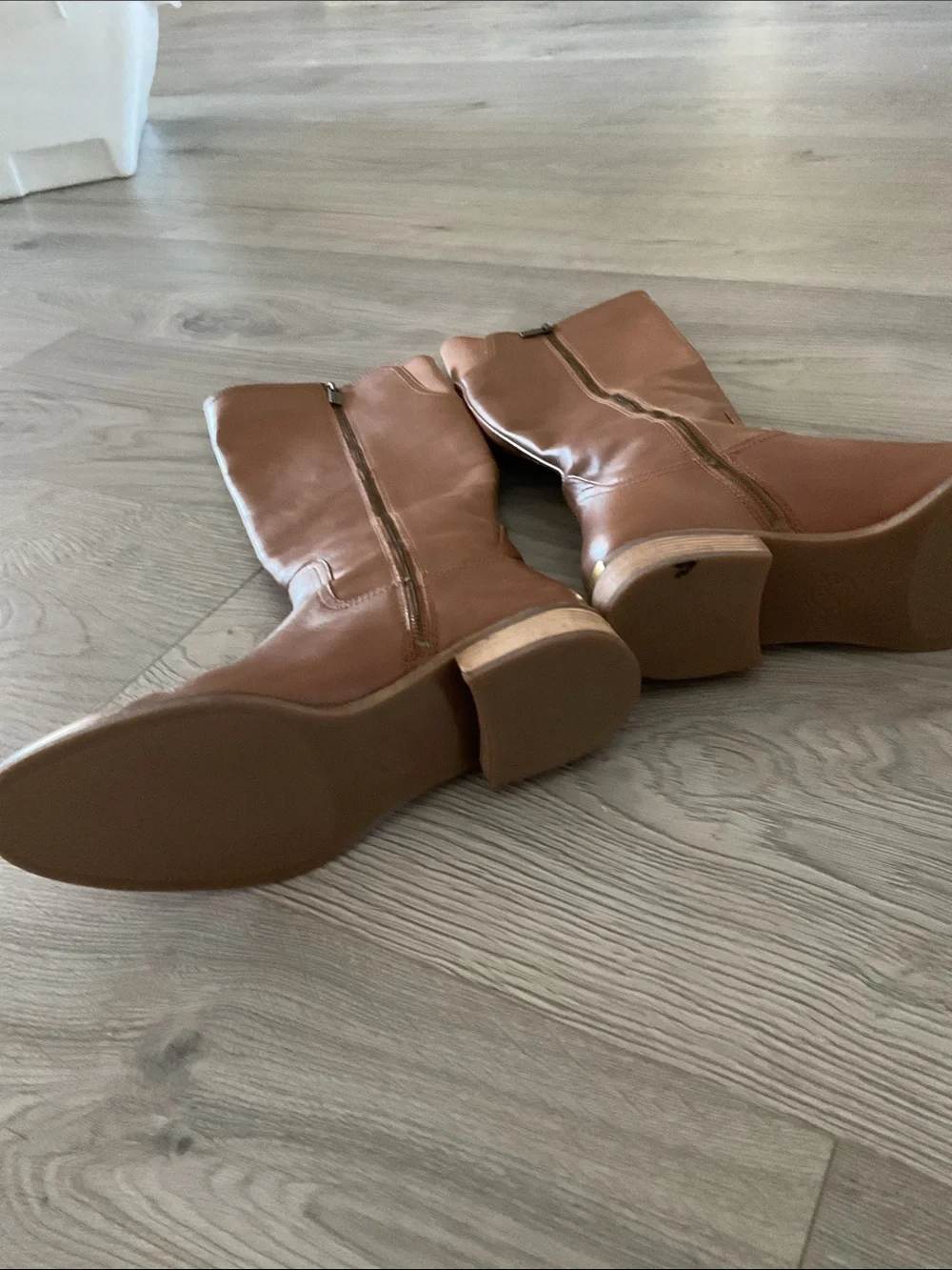 Michael Kors Tall Chestnut Leather Over-the-Knee Boots